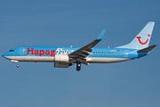 Hapagfly Boeing 737-8K5 (D-AHFY) at  Frankfurt am Main, Germany