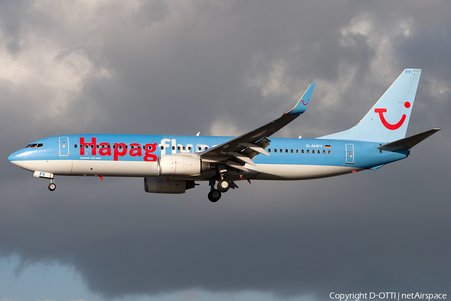 Hapagfly Boeing 737-8K5 (D-AHFY) | Photo 301072