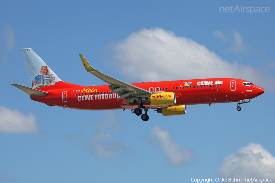 TUIfly Boeing 737-8K5 (D-AHFZ) | Photo 38923