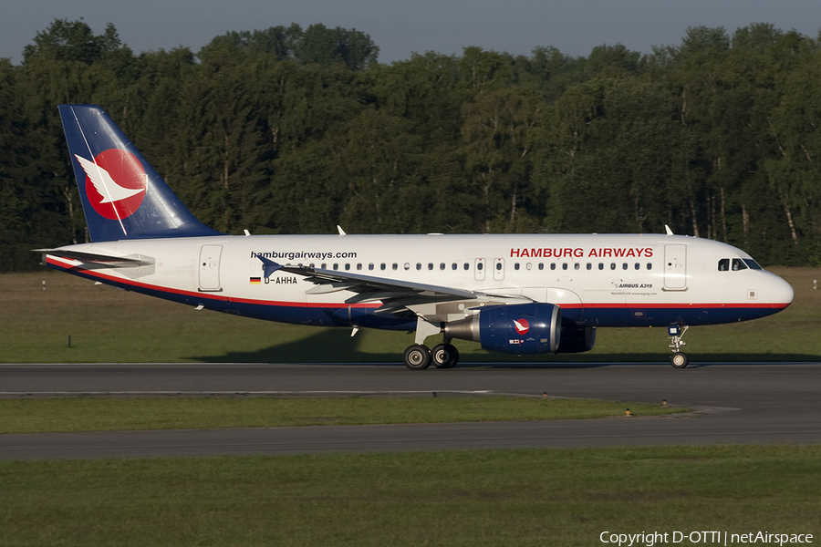 Hamburg Airways Airbus A319-112 (D-AHHA) | Photo 364830