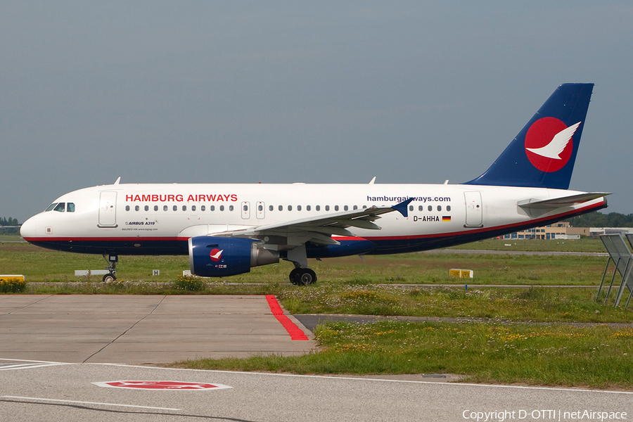 Hamburg Airways Airbus A319-112 (D-AHHA) | Photo 365826