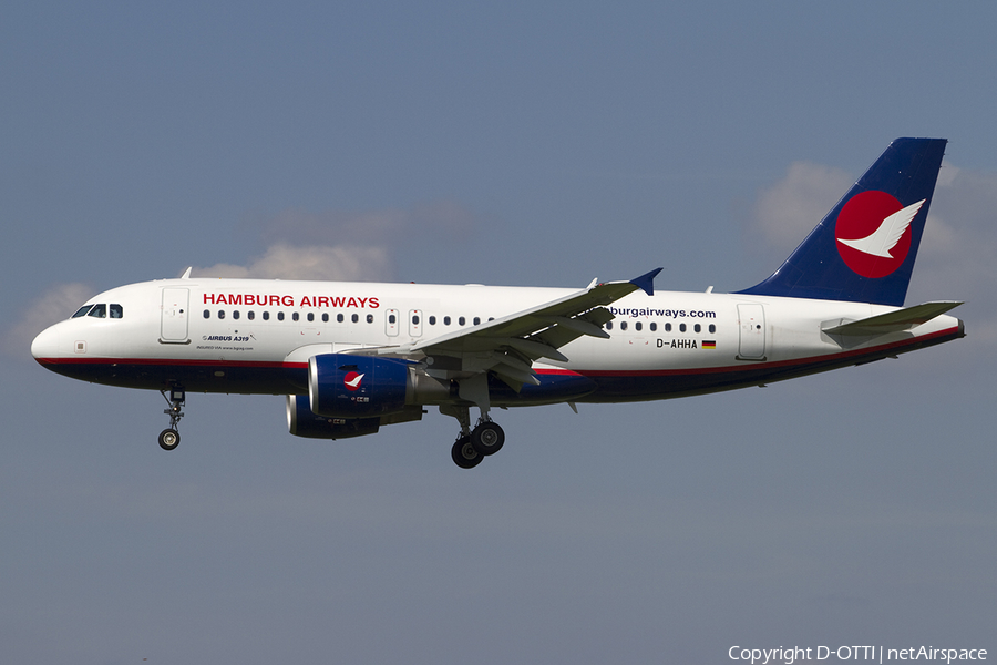 Hamburg Airways Airbus A319-112 (D-AHHA) | Photo 367957