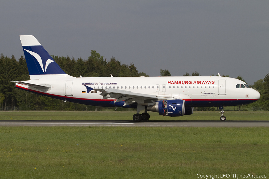 Hamburg Airways Airbus A319-112 (D-AHHA) | Photo 383852
