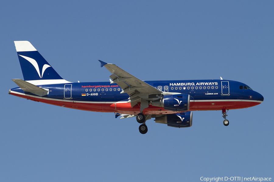 Hamburg Airways Airbus A319-112 (D-AHHB) | Photo 392865