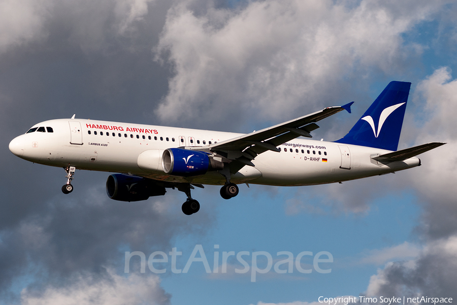 Hamburg Airways Airbus A320-214 (D-AHHF) | Photo 33870