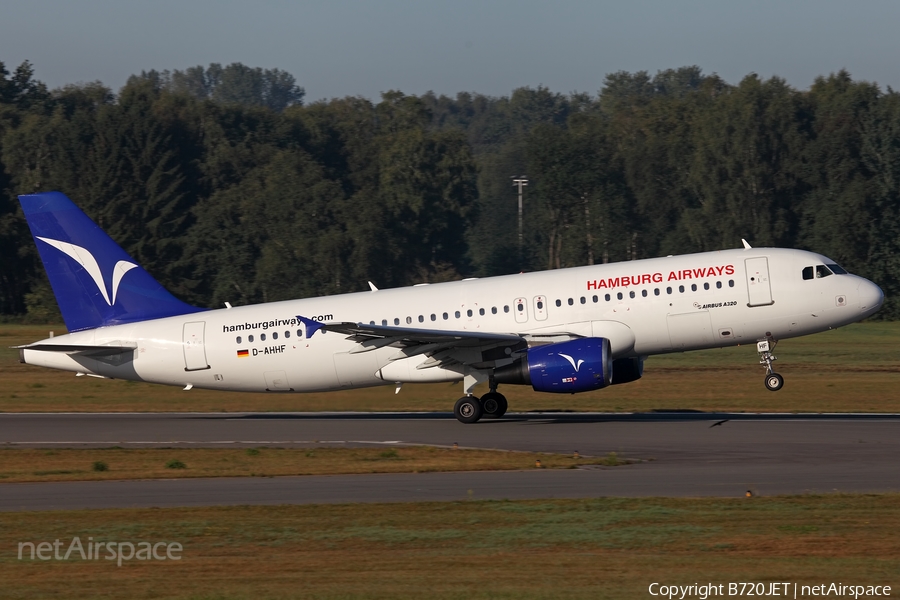 Hamburg Airways Airbus A320-214 (D-AHHF) | Photo 55029