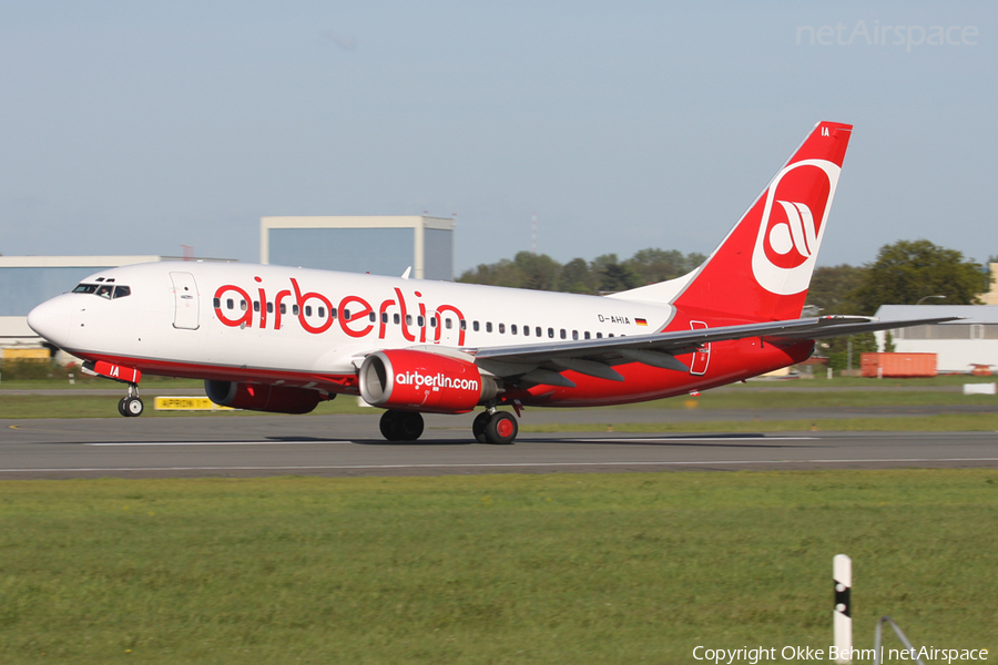 Air Berlin Boeing 737-73S (D-AHIA) | Photo 38925