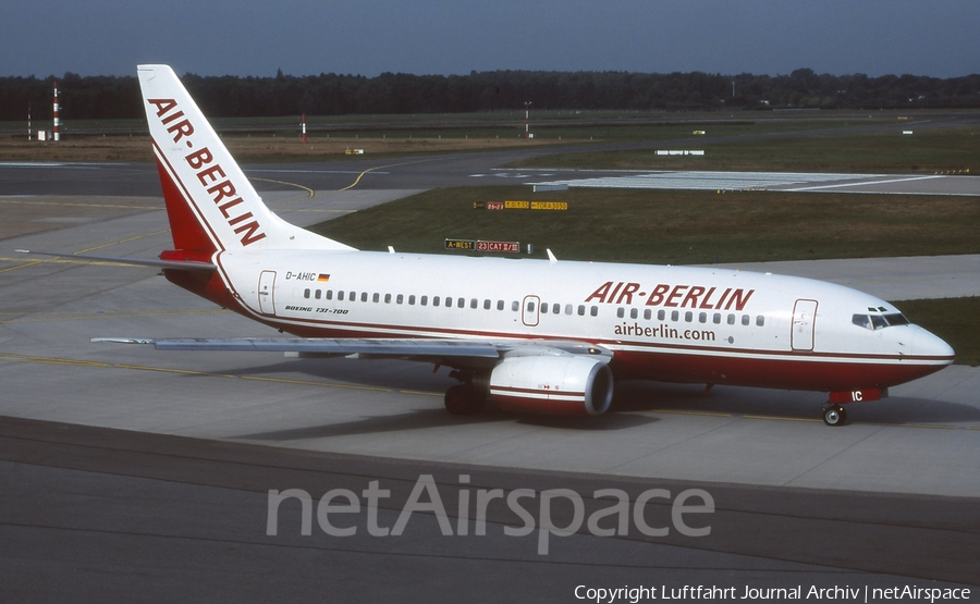 Air Berlin Boeing 737-7BK (D-AHIC) | Photo 410626