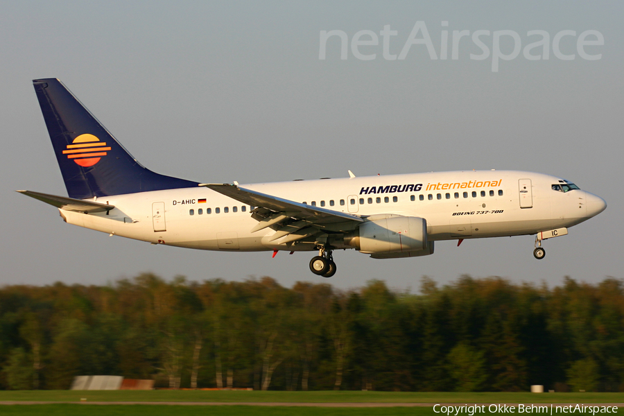 Hamburg International Boeing 737-7BK (D-AHIC) | Photo 72944