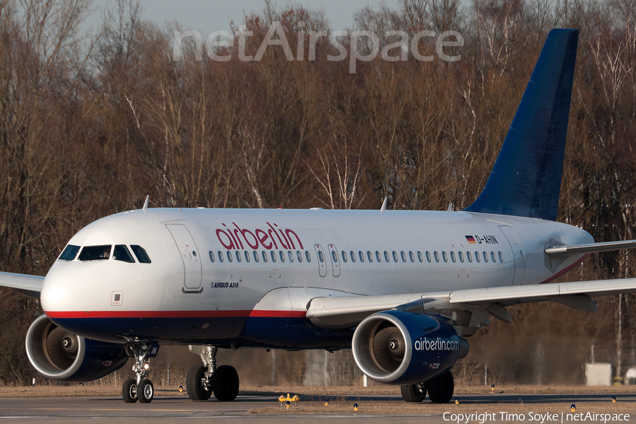 Air Berlin Airbus A319-112 (D-AHIN) | Photo 20743