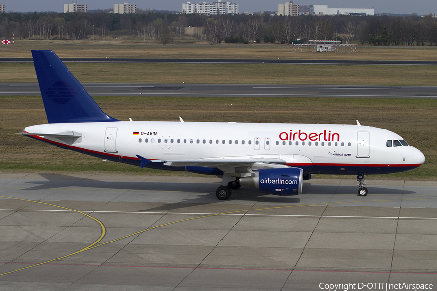 Air Berlin Airbus A319-112 (D-AHIN) | Photo 347505