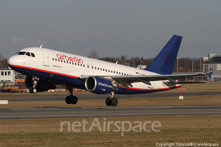 Air Berlin Airbus A319-112 (D-AHIO) | Photo 411699