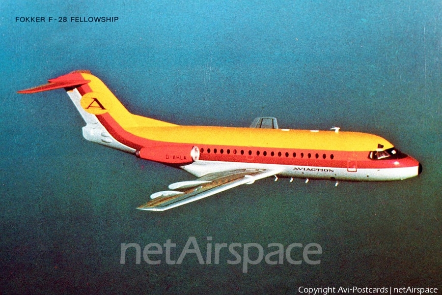 Aviaction Fokker F28-1000 Fellowship (D-AHLA) | Photo 70167