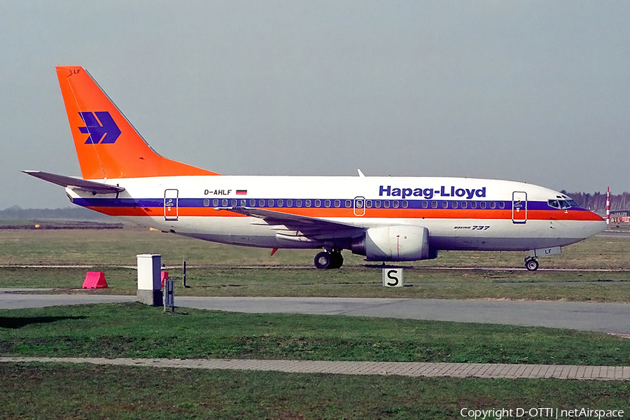 Hapag-Lloyd Boeing 737-5K5 (D-AHLF) | Photo 141617
