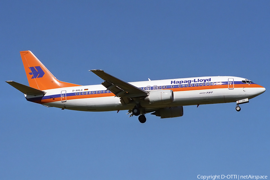 Hapag-Lloyd Boeing 737-4K5 (D-AHLG) | Photo 156475