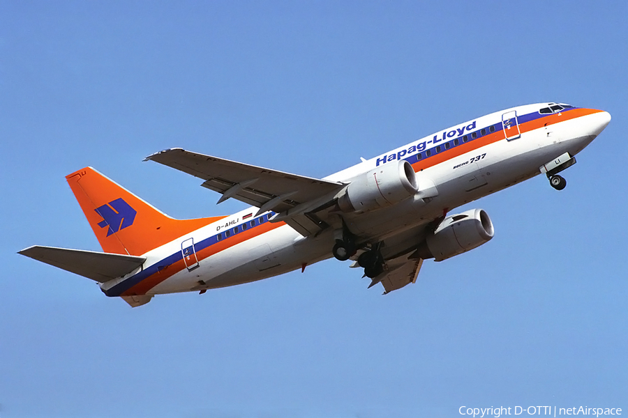 Hapag-Lloyd Boeing 737-5K5 (D-AHLI) | Photo 150760