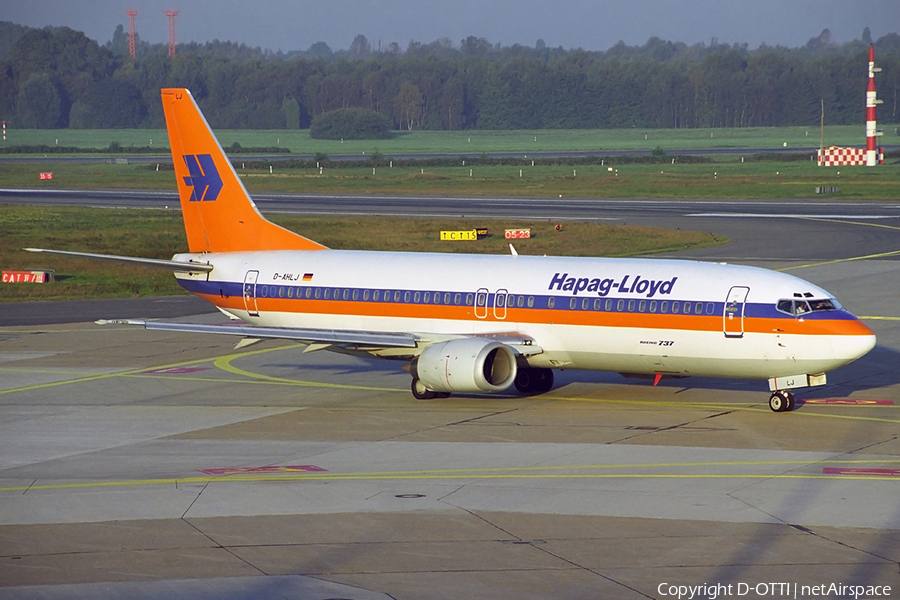 Hapag-Lloyd Boeing 737-4K5 (D-AHLJ) | Photo 284508