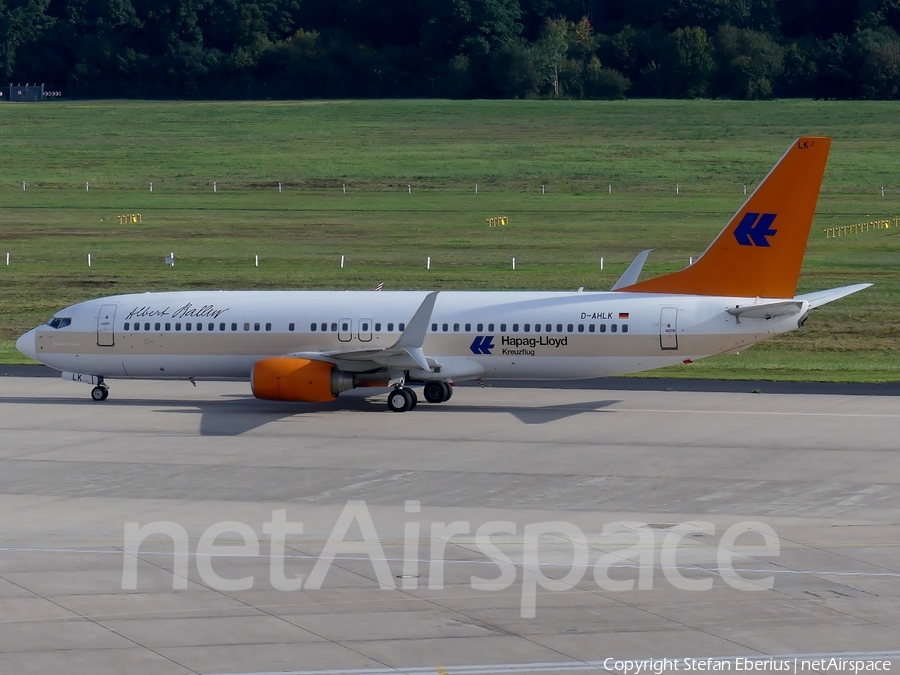 Hapag-Lloyd Boeing 737-8K5 (D-AHLK) | Photo 190224