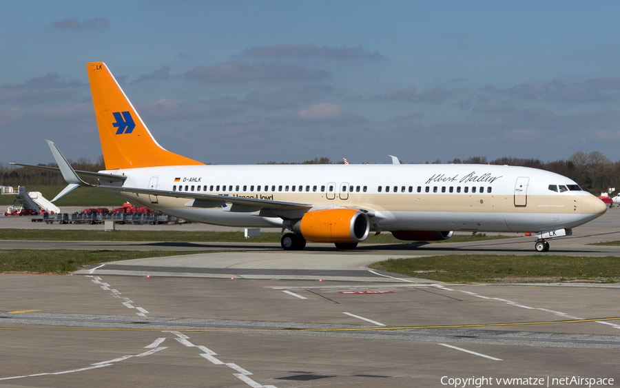 Hapag-Lloyd Boeing 737-8K5 (D-AHLK) | Photo 424034