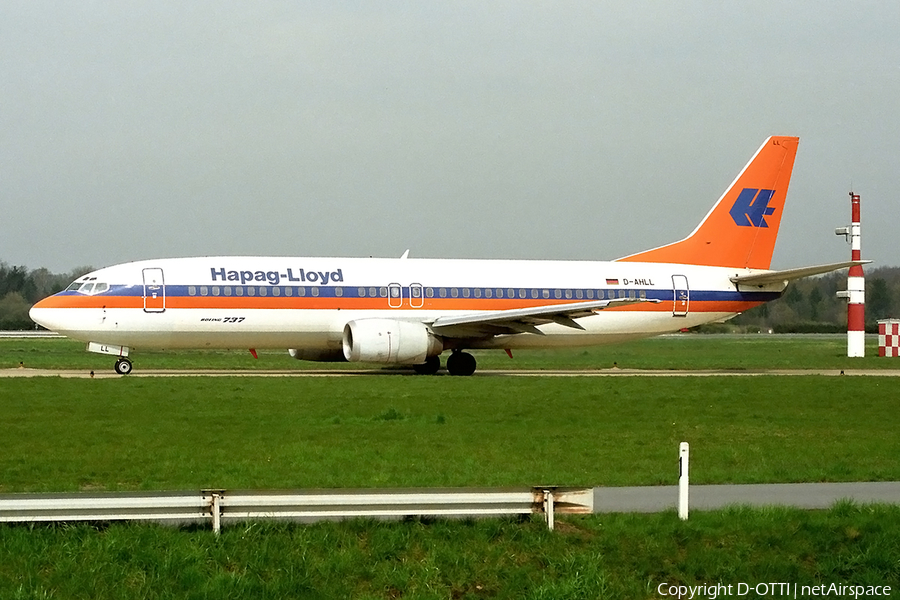 Hapag-Lloyd Boeing 737-4K5 (D-AHLL) | Photo 141870