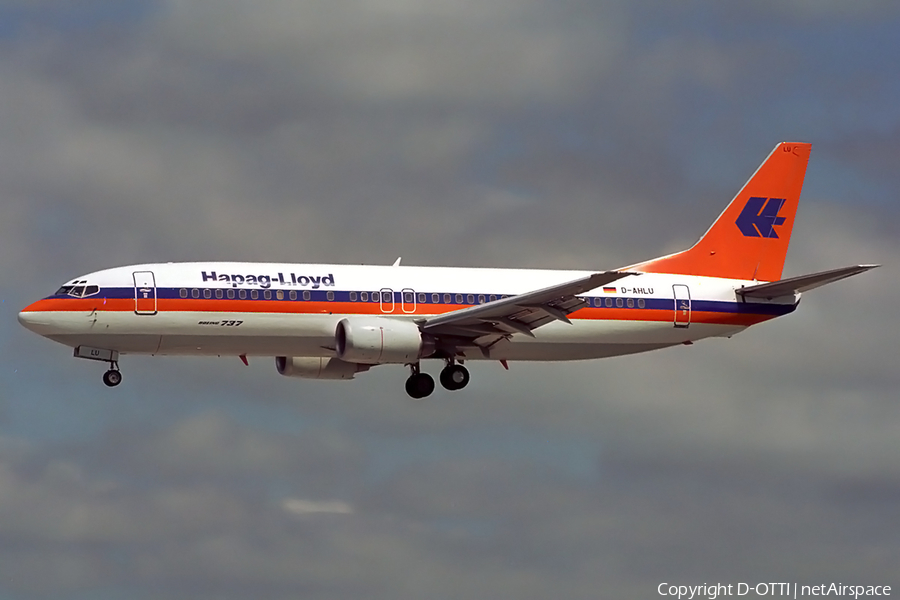 Hapag-Lloyd Boeing 737-4K5 (D-AHLU) | Photo 147139