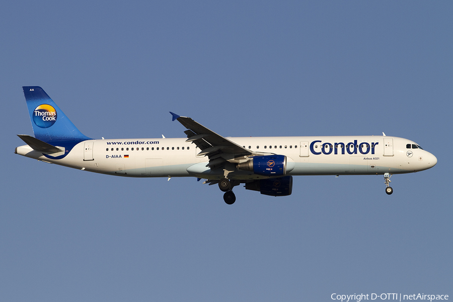 Condor Airbus A321-211 (D-AIAA) | Photo 392669