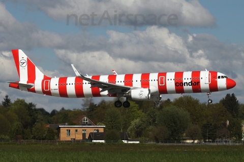 Condor Airbus A321-211 (D-AIAA) at  Hamburg - Fuhlsbuettel (Helmut Schmidt), Germany