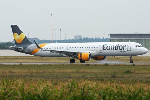 Condor Airbus A321-211 (D-AIAC) at  Stuttgart, Germany