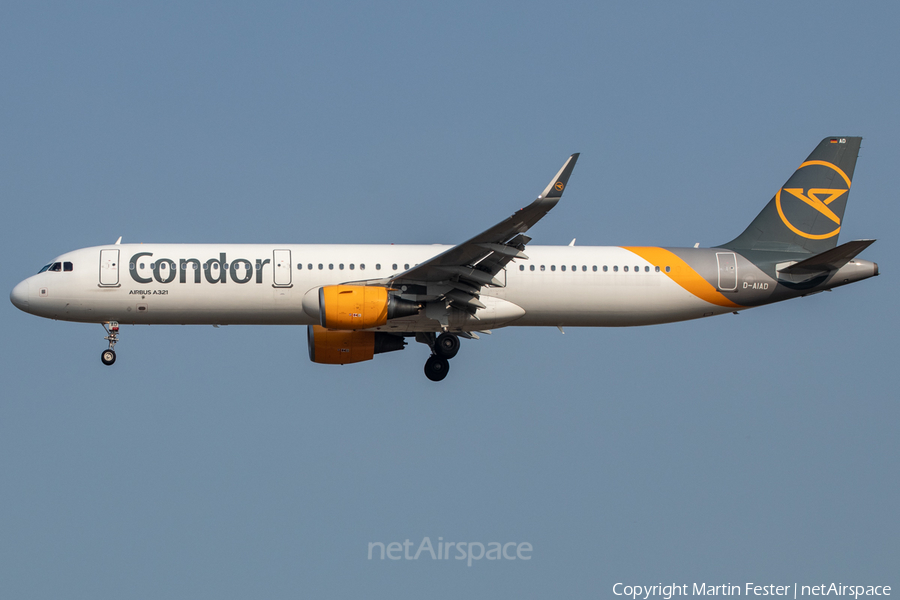 Condor Airbus A321-211 (D-AIAD) | Photo 402280