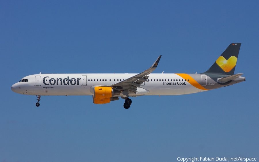 Condor Airbus A321-211 (D-AIAD) | Photo 268480