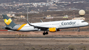 Condor Airbus A321-211 (D-AIAD) at  Tenerife Sur - Reina Sofia, Spain