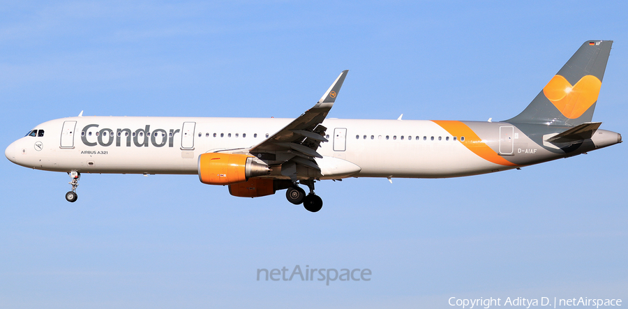 Condor Airbus A321-211 (D-AIAF) | Photo 364299