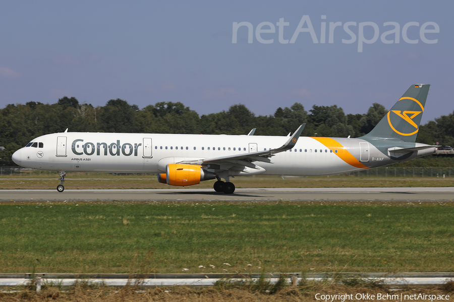 Condor Airbus A321-211 (D-AIAF) | Photo 475263