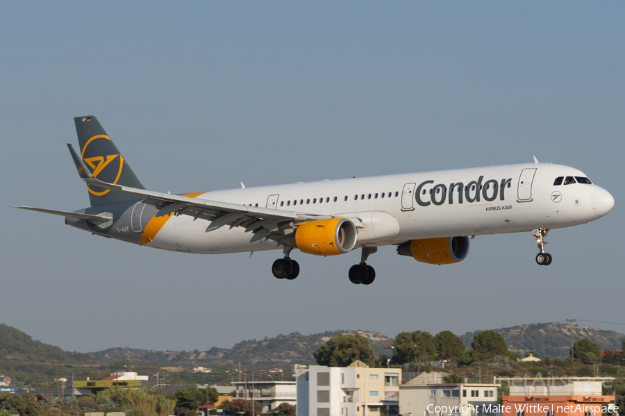 Condor Airbus A321-211 (D-AIAF) | Photo 397303