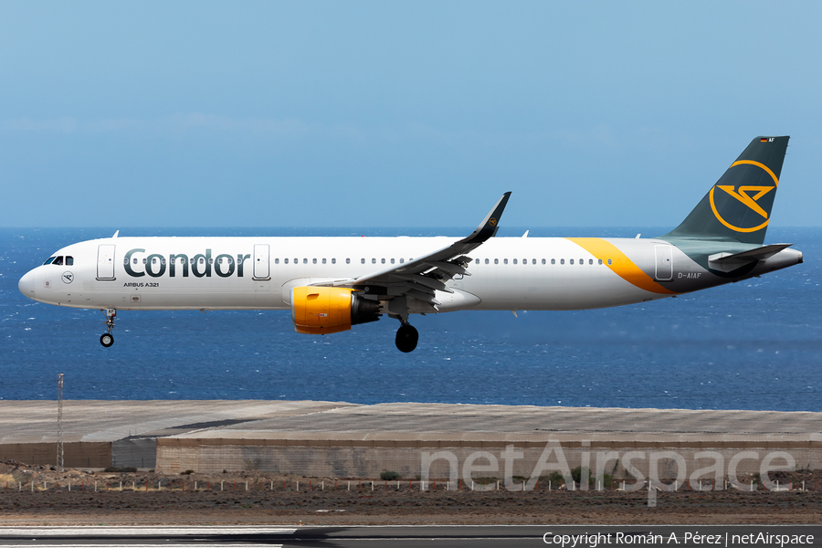 Condor Airbus A321-211 (D-AIAF) | Photo 454052