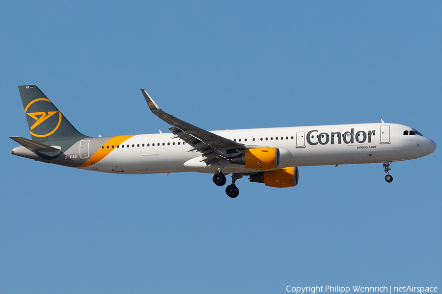 Condor Airbus A321-211 (D-AIAG) | Photo 377388