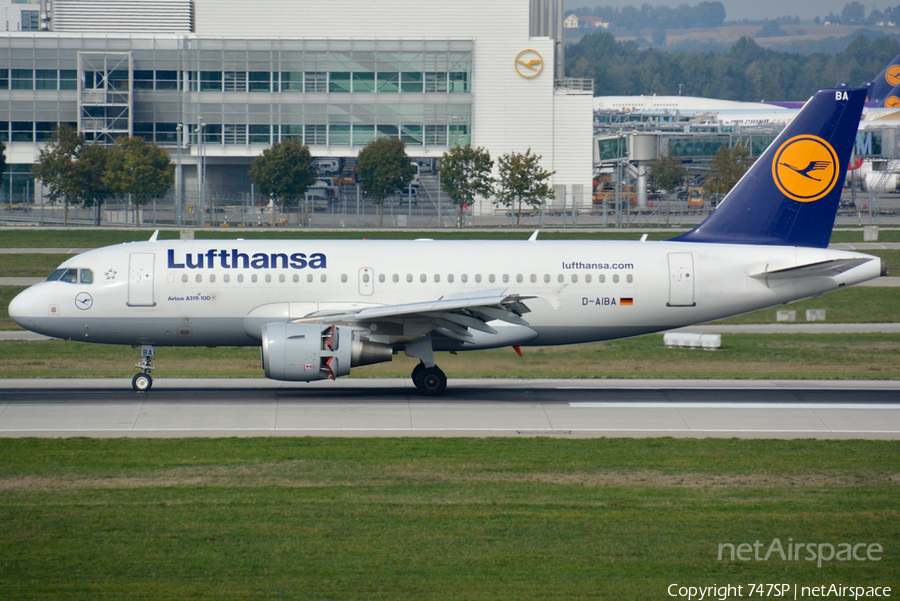 Lufthansa Airbus A319-114 (D-AIBA) | Photo 114074