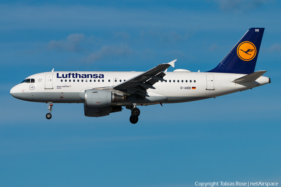 Lufthansa Airbus A319-112 (D-AIBB) | Photo 324902