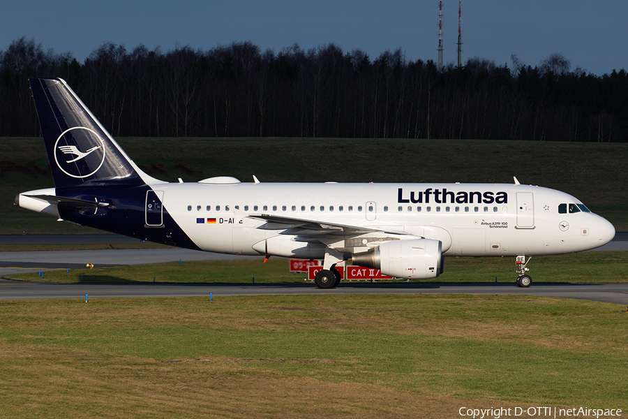 Lufthansa Airbus A319-112 (D-AIBE) | Photo 367857