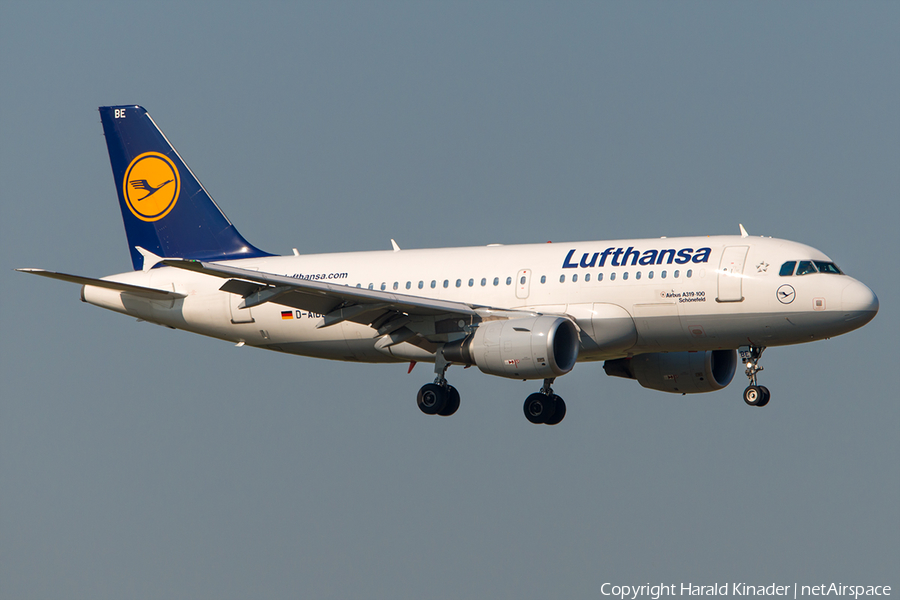Lufthansa Airbus A319-112 (D-AIBE) | Photo 292919