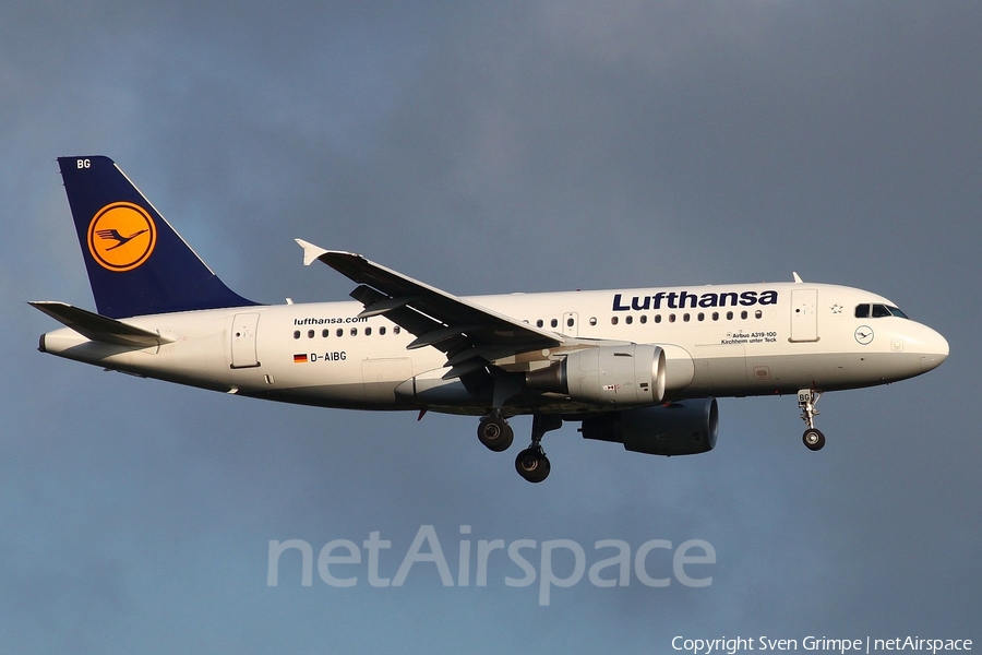 Lufthansa Airbus A319-112 (D-AIBG) | Photo 66091
