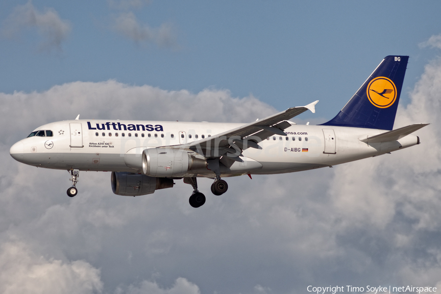 Lufthansa Airbus A319-112 (D-AIBG) | Photo 325261