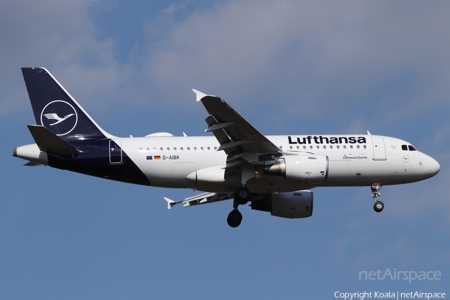 Lufthansa (CityLine) Airbus A319-112 (D-AIBK) | Photo 561767