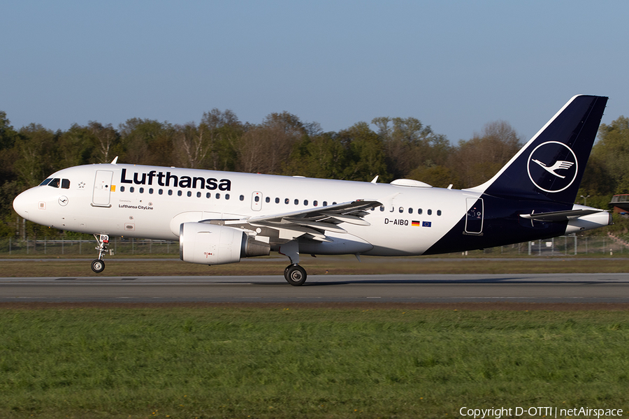 Lufthansa (CityLine) Airbus A319-112 (D-AIBQ) | Photo 506684