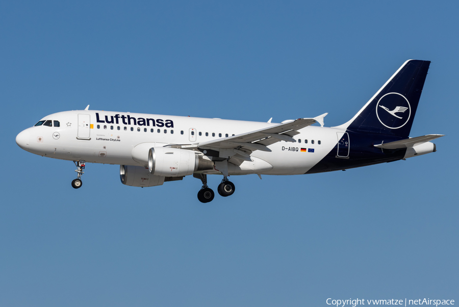 Lufthansa (CityLine) Airbus A319-112 (D-AIBQ) | Photo 681764