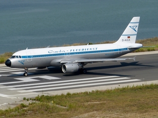 Condor Airbus A320-212 (D-AICA) at  Corfu - International, Greece