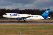 Condor Berlin Airbus A320-212 (D-AICC) at  Hamburg - Fuhlsbuettel (Helmut Schmidt), Germany