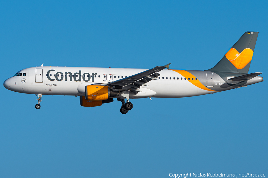 Condor Airbus A320-212 (D-AICD) | Photo 368428
