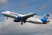 Condor Berlin Airbus A320-212 (D-AICD) at  Hamburg - Fuhlsbuettel (Helmut Schmidt), Germany