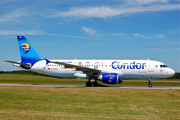 Condor Berlin Airbus A320-212 (D-AICE) at  Hamburg - Fuhlsbuettel (Helmut Schmidt), Germany